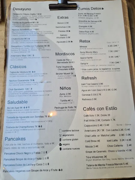 menu 0 of Billy Brunch