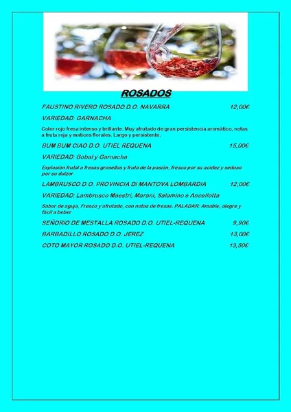menu 2 of Restaurante Novamar