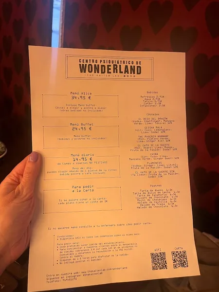 menu 2 of The Kaiten Lab Wonderland