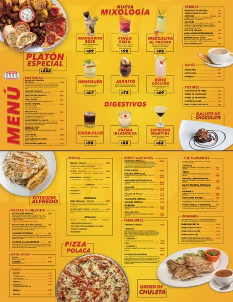 menu 0 of Los Trompos