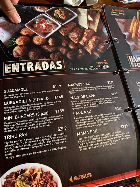 menu 1 of Lapa Lapa Altabrisa