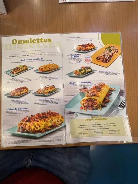 menu 1 of IHOP