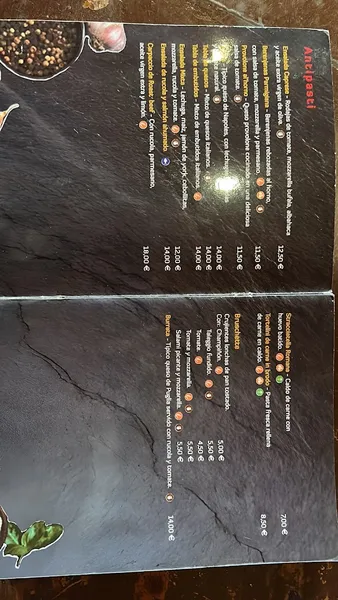 menu 1 of il Regno di Napoli
