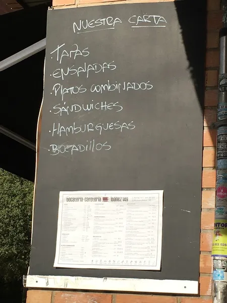 menu 2 of Cafetería Ibáñez 149