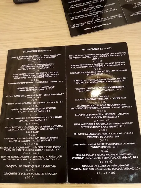 menu 2 of Restaurante Café Cinema