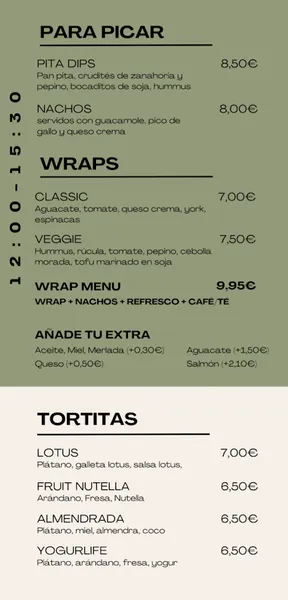 menu 2 of Oh My Bowl - Coffee & Brunch