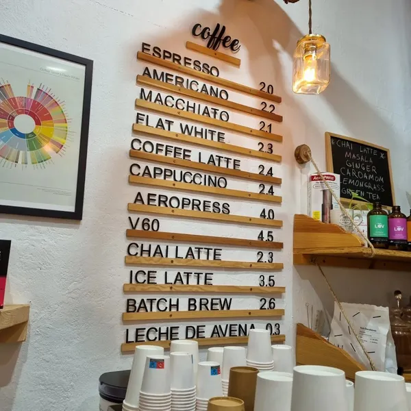 menu 1 of Delatribu Specialty Coffee