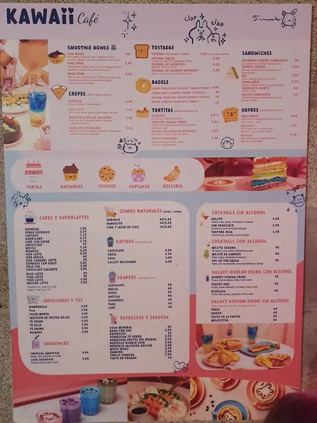 menu 2 of Kawaii Café