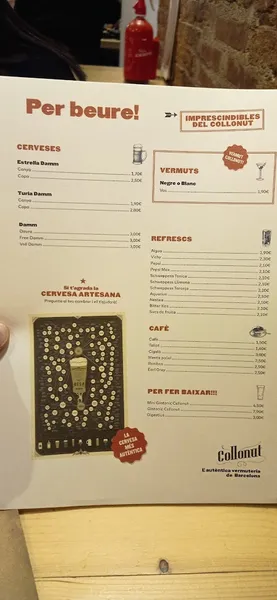 menu 1 of Collonut