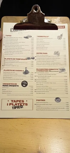 menu 2 of Collonut