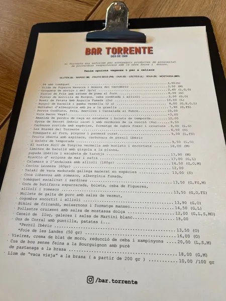 menu 0 of Torrente