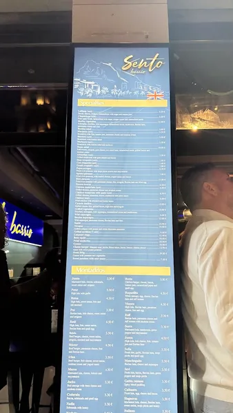menu 0 of Cervecería Sento Barrio