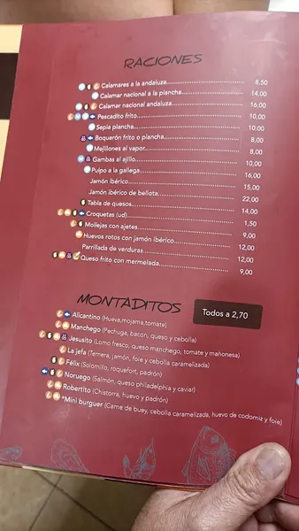 menu 0 of Cervecería Jesus Tres (III)