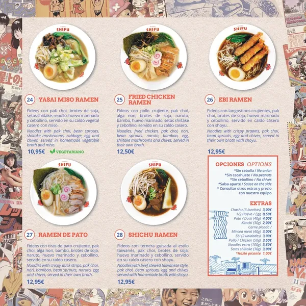 menu 0 of Ramen Shifu - Universidad