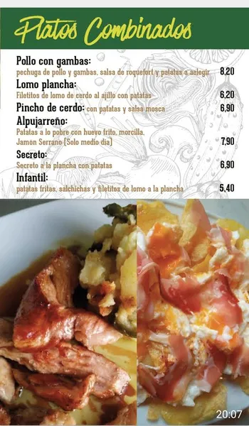 menu 0 of Cervecería Doña Rosquita Bar de tapas en Granada