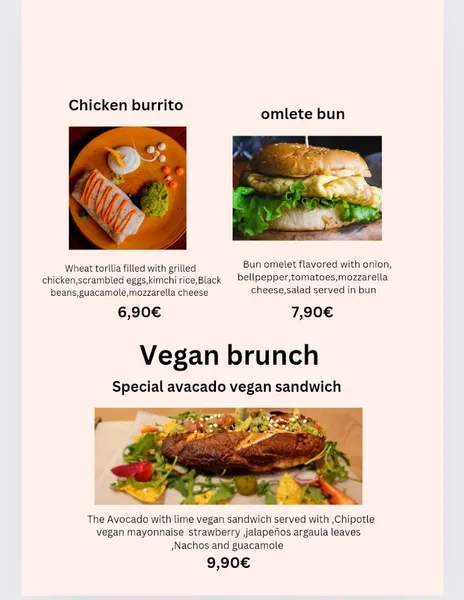 menu 1 of Súper cafe