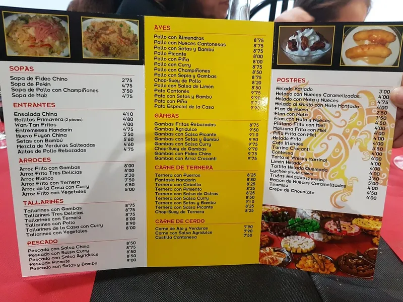 menu 2 of Restaurant China