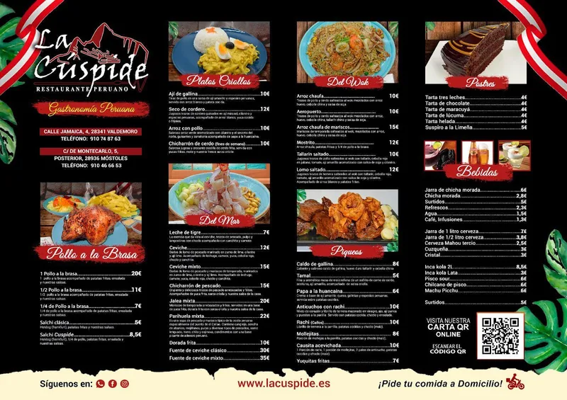 menu 0 of La Cúspide Móstoles - Restaurante Peruano