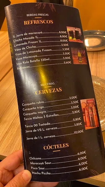 menu 1 of La Cúspide Móstoles - Restaurante Peruano