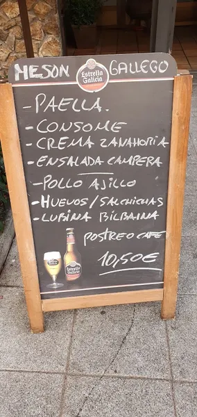 menu 1 of Mesón Gallego