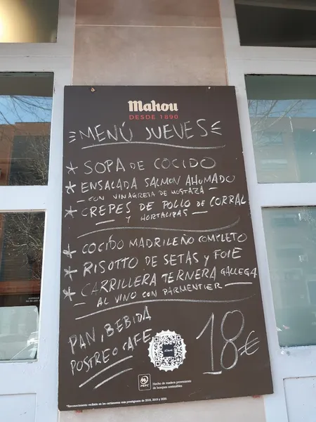 menu 1 of Restaurante La Carpintería de Lolo