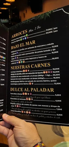 menu 2 of Raizes Móstoles