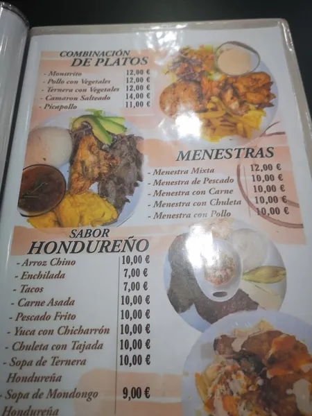 menu 2 of Restaurante Sabor Latino Mendoza