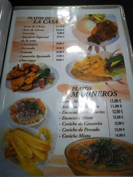 menu 0 of Restaurante Sabor Latino Mendoza