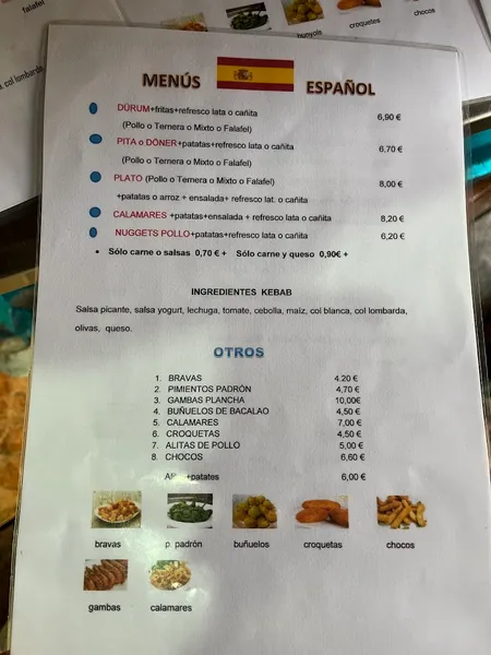 menu 0 of La llum del Poblenou