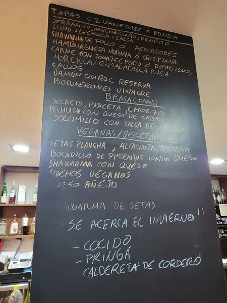 menu 0 of Bar Los Pescadores
