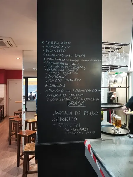 menu 1 of Bar Los Pescadores