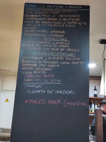 menu 2 of Bar Los Pescadores
