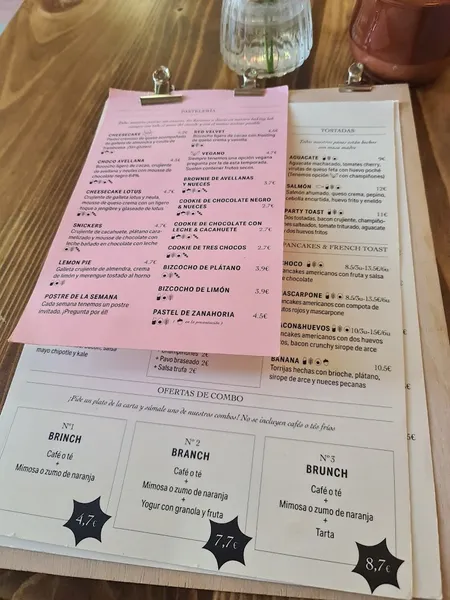 menu 0 of La Malcriada Brunch