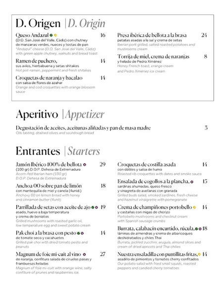 menu 2 of Restaurante Azahar