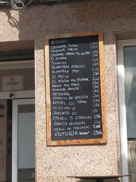 menu 0 of Cafeteria El Viejo Molino