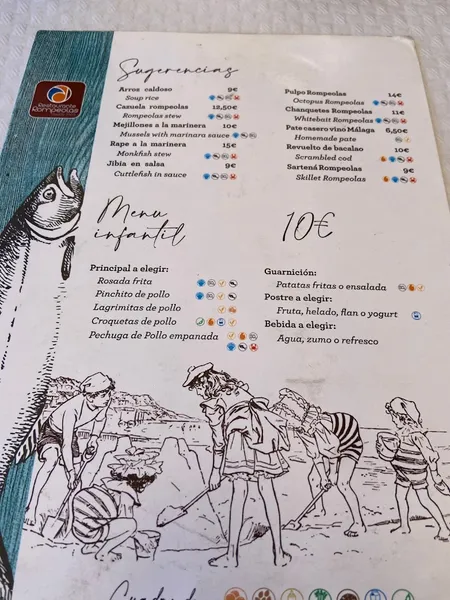 menu 0 of Restaurante Rompeolas