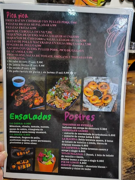 menu 1 of Mi Paladar Hamburgueseria