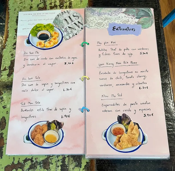 menu 1 of Thai Noodles (del Petit Bangkok)