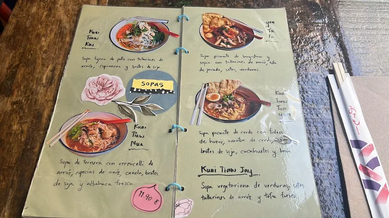 menu 2 of Thai Noodles (del Petit Bangkok)