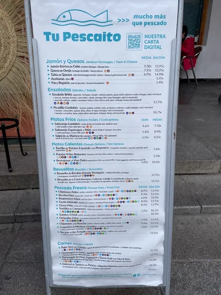 menu 2 of Tu Pescaito