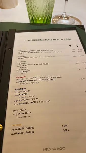 menu 2 of Restaurante L'Olivé