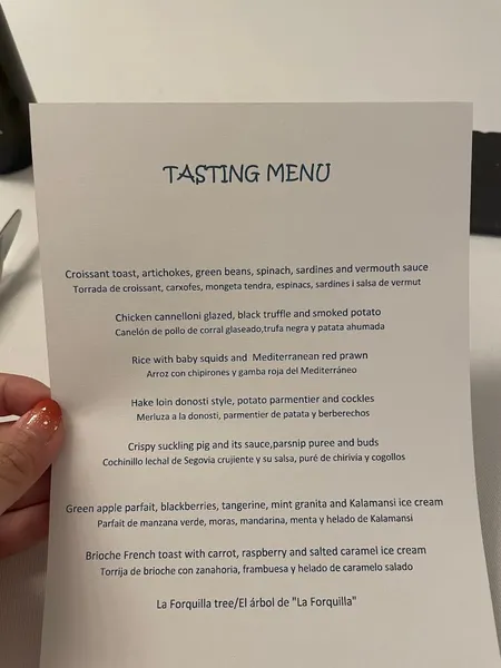 menu 2 of La Forquilla Restaurant