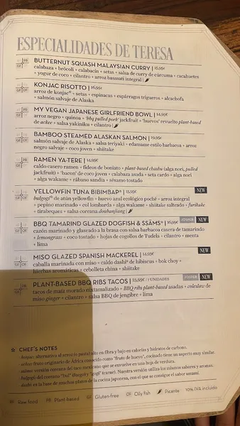 menu 1 of Flax & Kale Passage