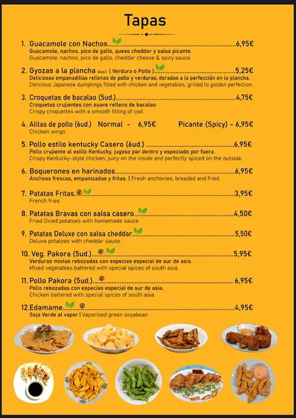 menu 1 of Vegan Food Heaven