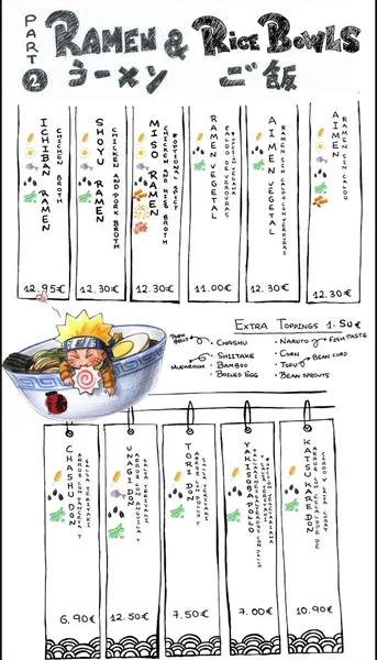 menu 2 of Ichiban Ramen & Street food