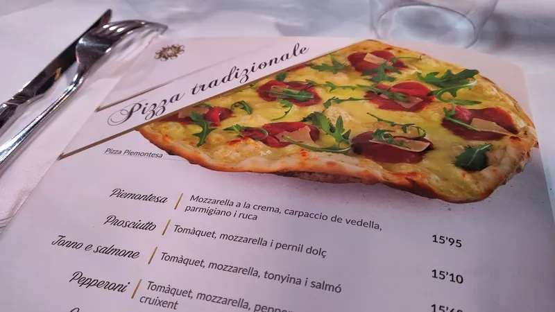 menu 0 of Restaurant La Piemontesa
