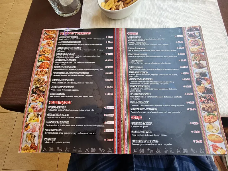 menu 0 of Restaurante Perricholi