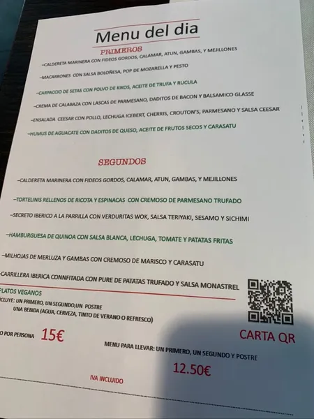 menu 1 of Restaurante el Antojito