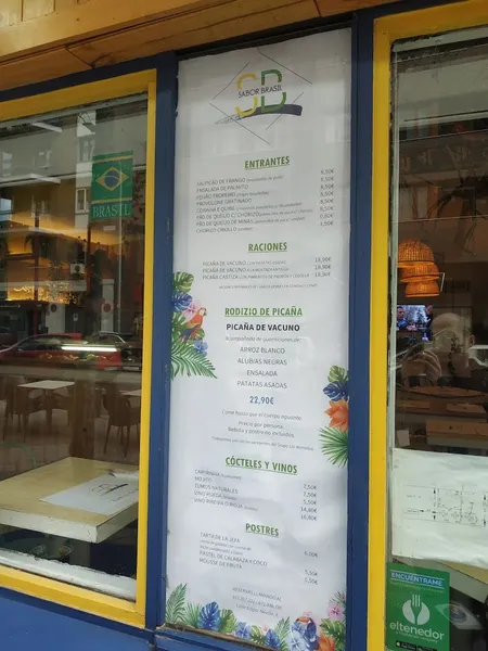 menu 1 of Sabor Brasil