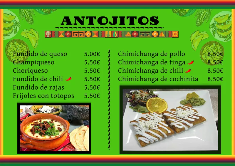menu 0 of Azteca Restaurante Mexicano
